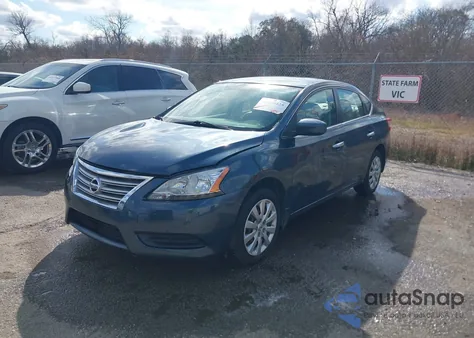 2014 Nissan Sentra Sv z USA, uszkodzony, nr VIN 3N1AB7AP7EL684917